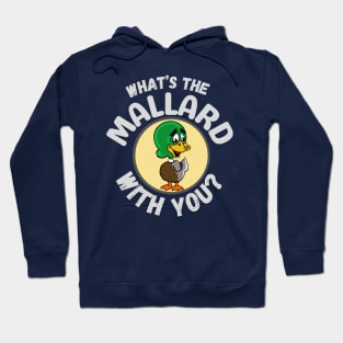 Funny Mallard Duck Bird cartoon Frit-Tees Hoodie